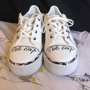 Printed White Sneakers Zara